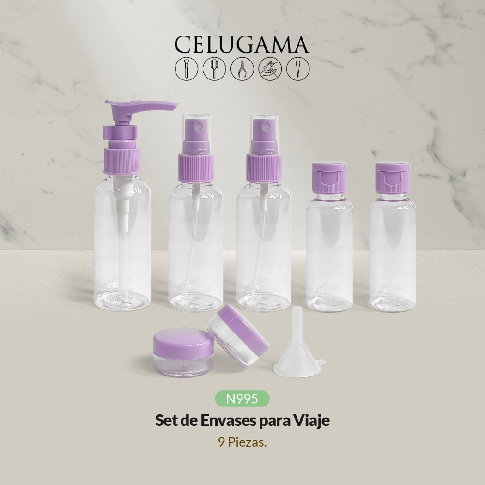 Set de Viaje 9 Piezas - Travel Kit | Vista 5