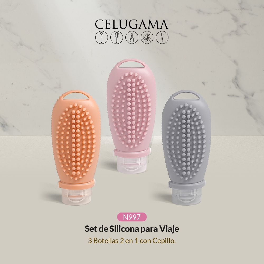 Set de Viaje 3 Piezas Silicona | Vista 4