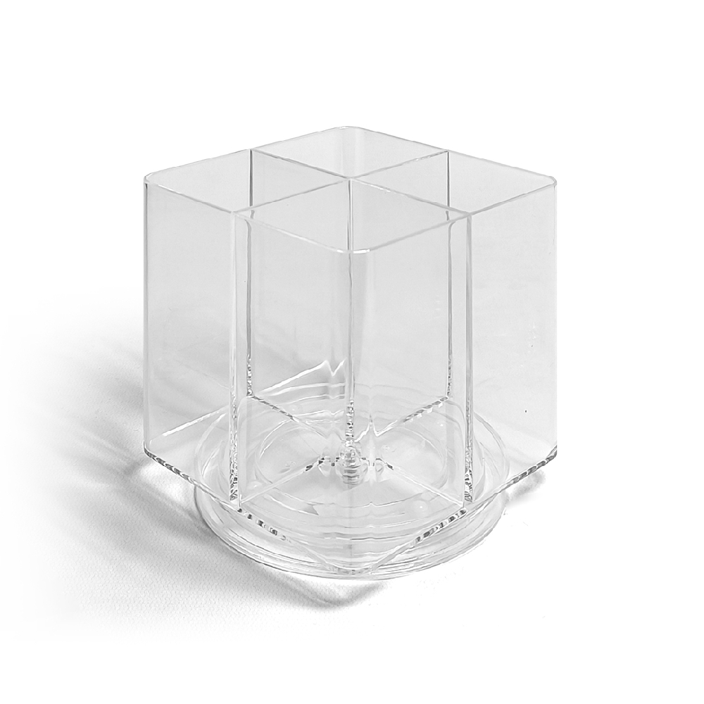 O01522 ORGANIZADOR GIRATORIO CUADRADO 11.5X11X11.5CM