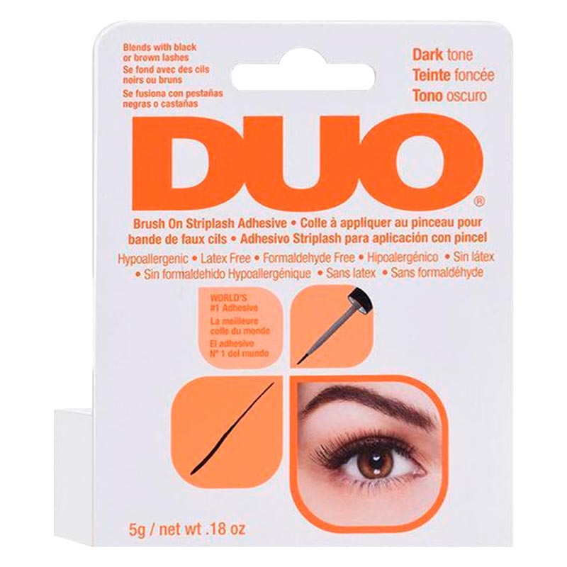 P00018 SP PEGAMENTO  DUO BRUSH - ON X 5GR. NEGRO.