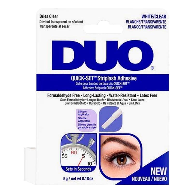 P00020 SP PEGAMENTO  DUO QUICK SET X 5GR. TRANSP.