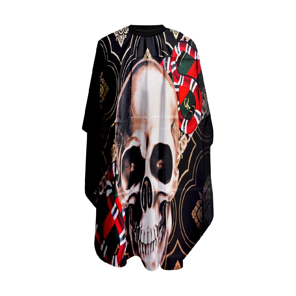 CAPA ESTAMPADA CON CUELLO ELÁSTICO Y GANCHOS | Vista 4