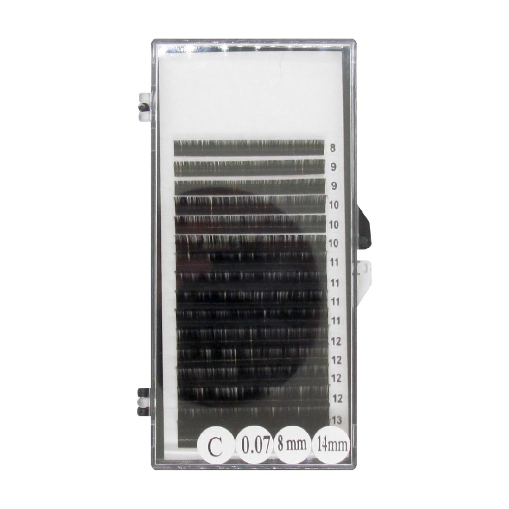 P00139 EXTENSIONES DE PESTA&Ntilde;AS L (C0.07 8MM/14MM) Korea