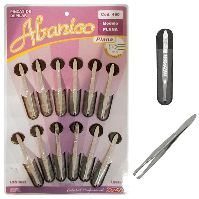 P00460 PINZA P/DEP. XZN ABANICO PLANA X 12 U.