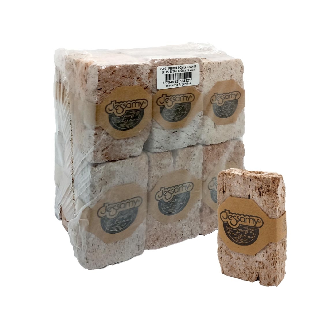 P00509 RESPUESTO PIEDRA POMEZ NATURAL X 24 UNIDADES