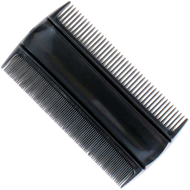 P01211 PEINE CASPERO DE PLASTICO NEGRO X1.