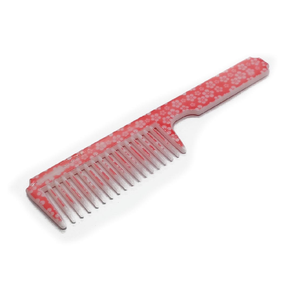 PEINE FLOREADO CON MANGO RECTO | Vista 3