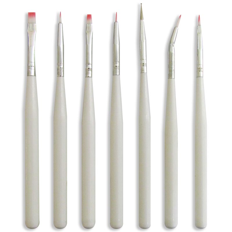 P01867 SET PINCELES DECO U&Ntilde;AS X 7