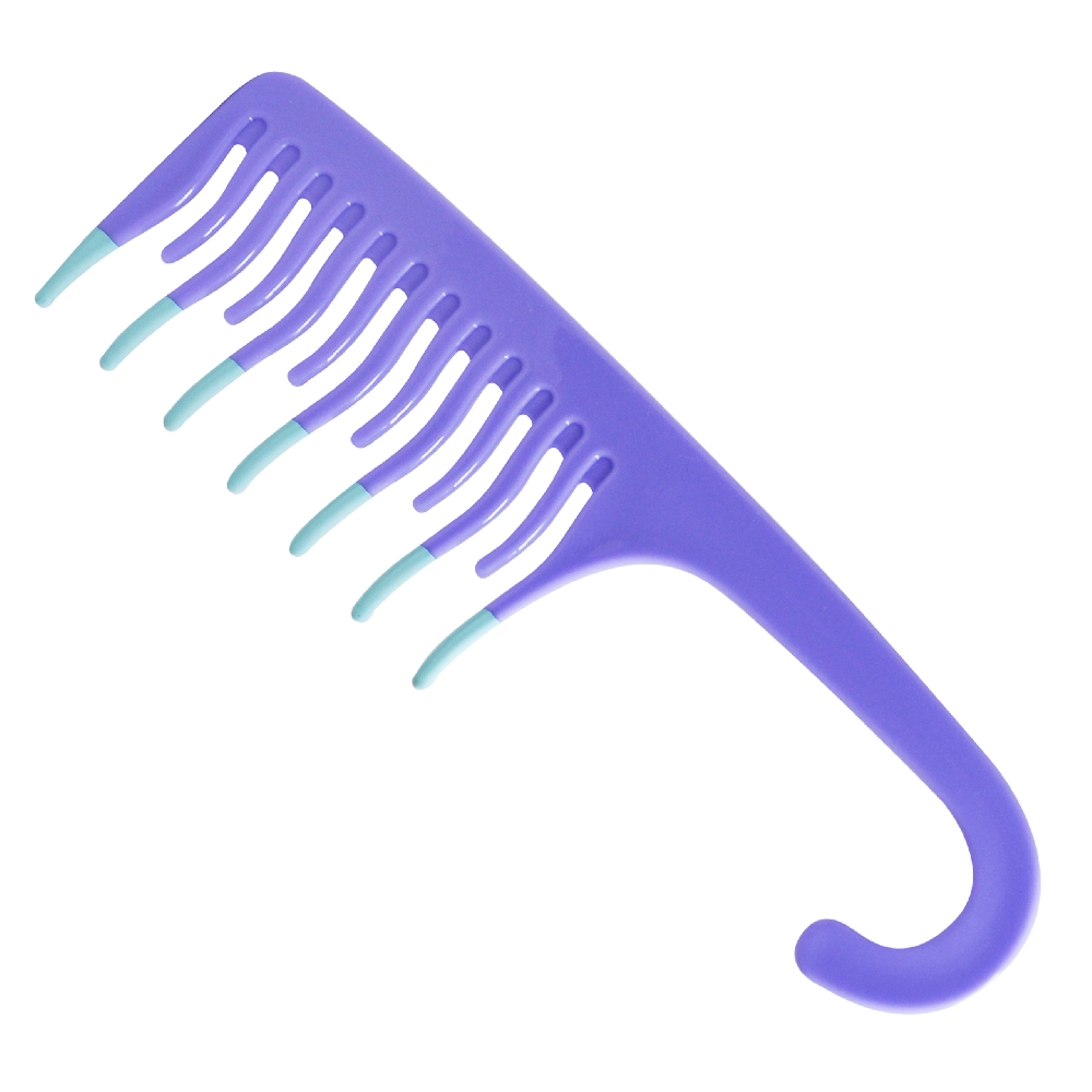 P05779 PEINE AFRO PARA DUCHA MANGO C/GANCHO