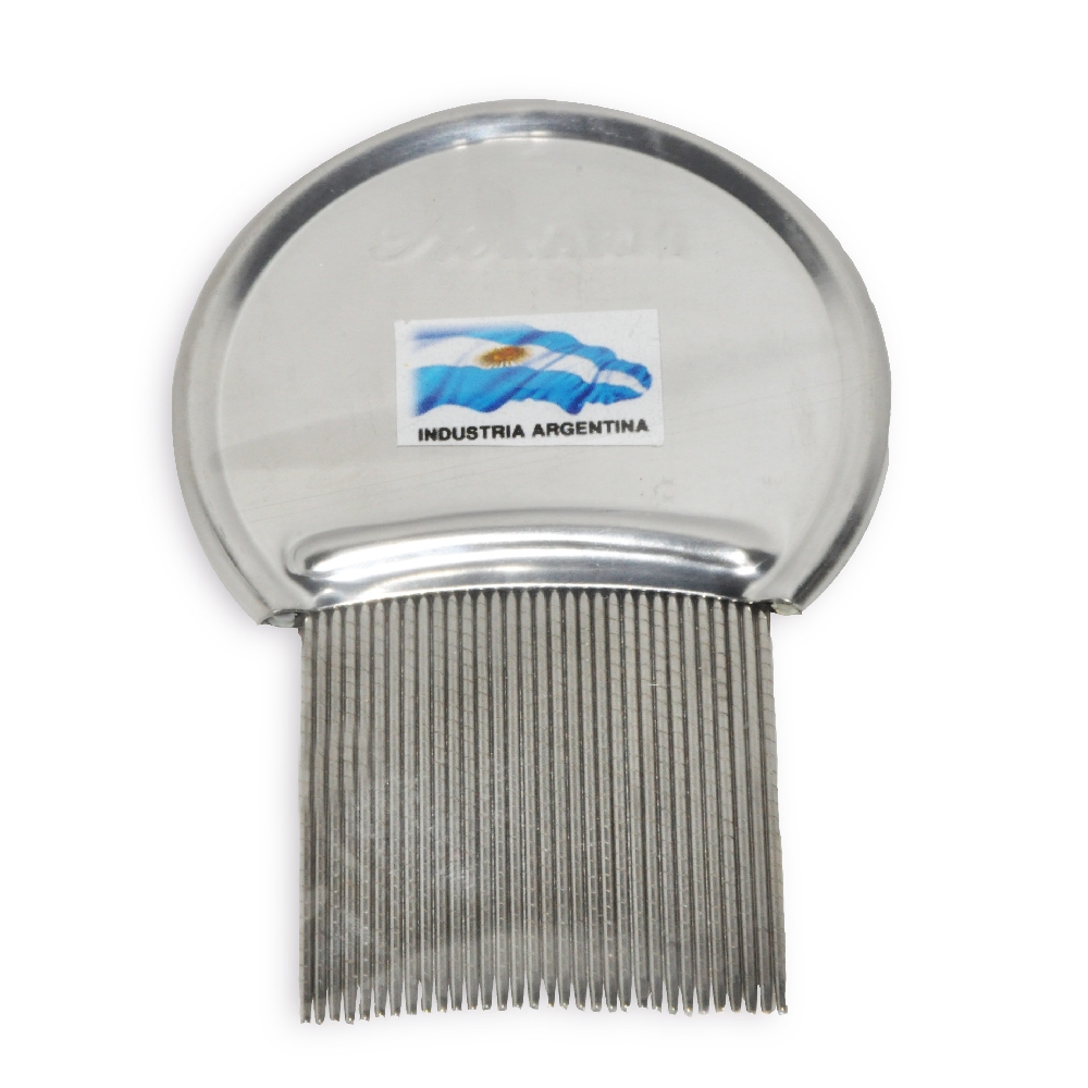 P00207 PEINE CASPERO METAL ACANALADO