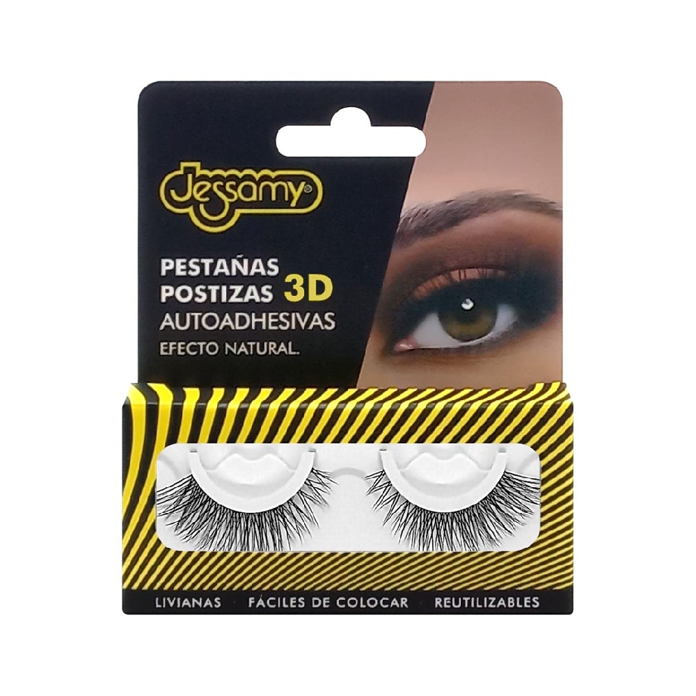 PESTAÑAS POSTIZAS 3D AUTOADHESIVAS - D-22 | Vista 2