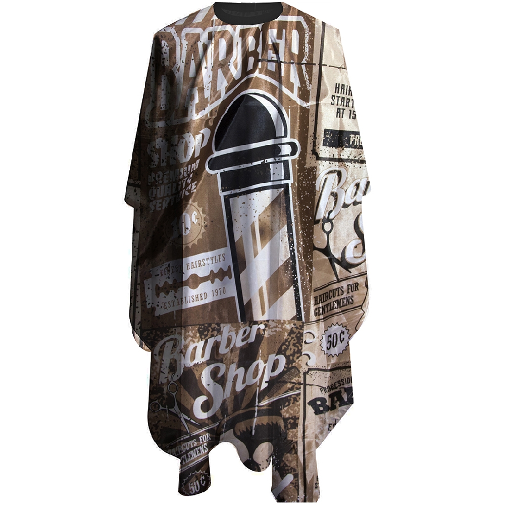 CAPA BARBERIA CUELLO ELASTIZADO C/GANCHOS | Vista 5