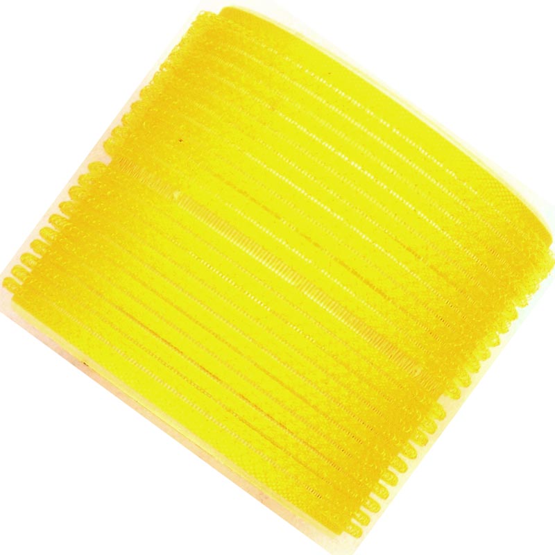 R00166 RULEROS ABROJO 66mm X 6 AMARILLO