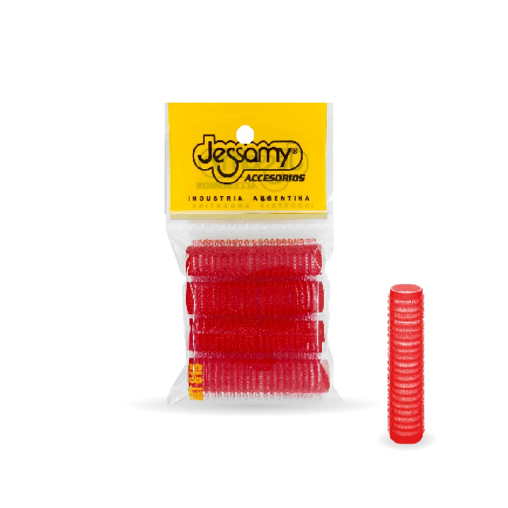 R01113 RULEROS ABROJO 13mm X 4 ROJO