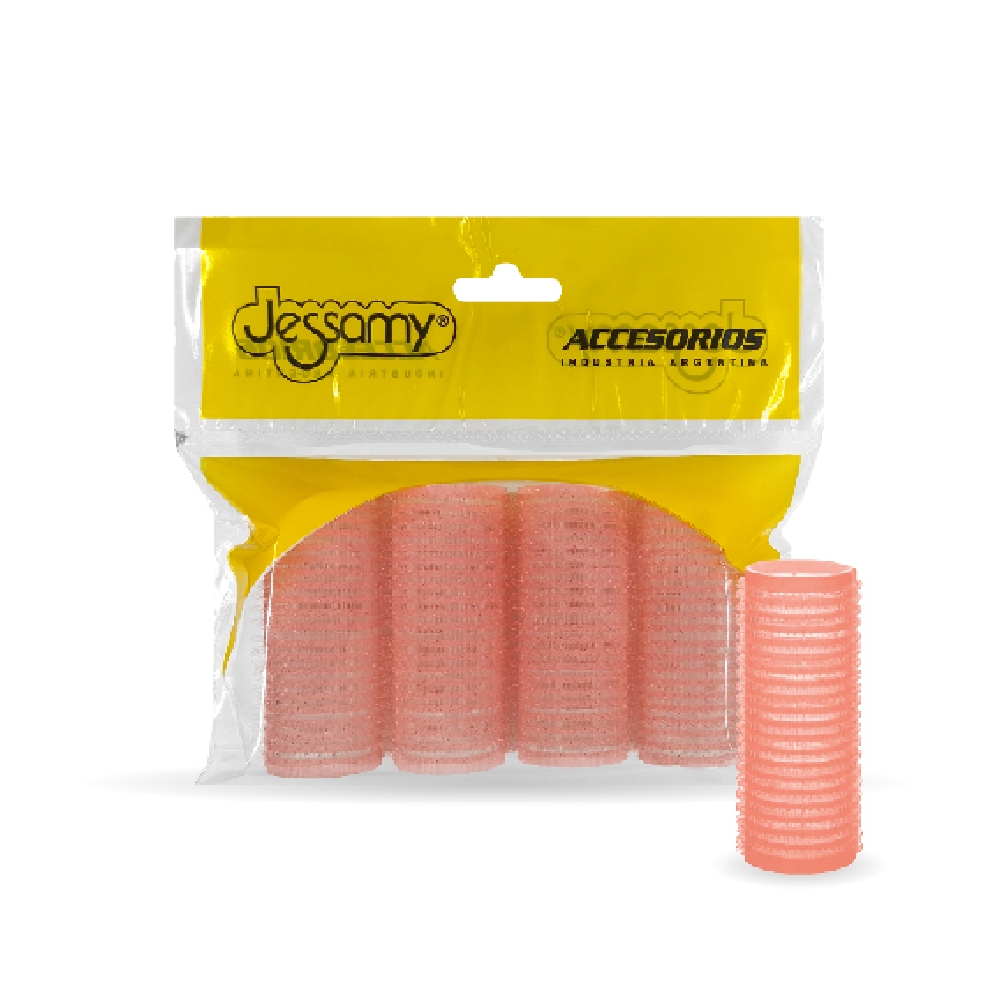 R01124 RULEROS ABROJO 24mm X 4 ROSA