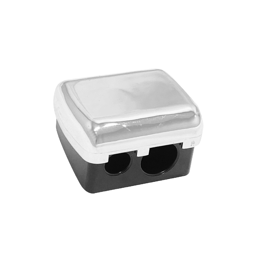 SACAPUNTAS DOBLE DORADO/PLATEADO | Vista 3