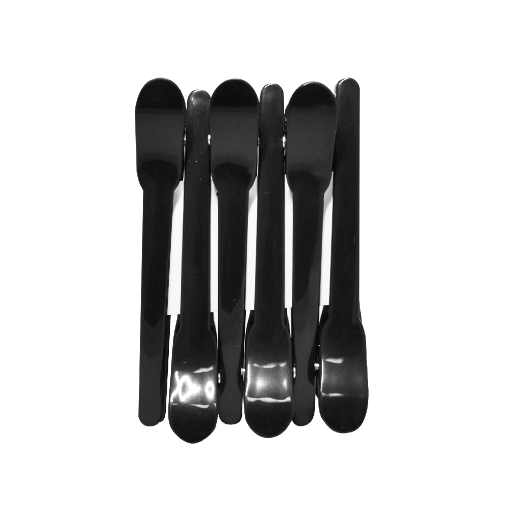 S02415 SEPARADOR DE CABELLO, PICO NEGRO  X 6