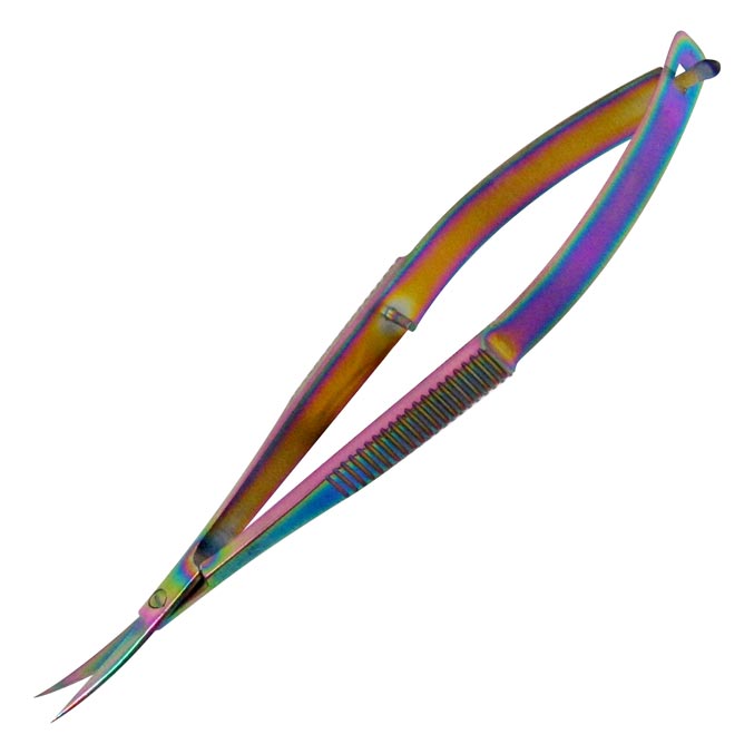 T01200 TIJERA RESORTE HOLOGR&Aacute;FICO