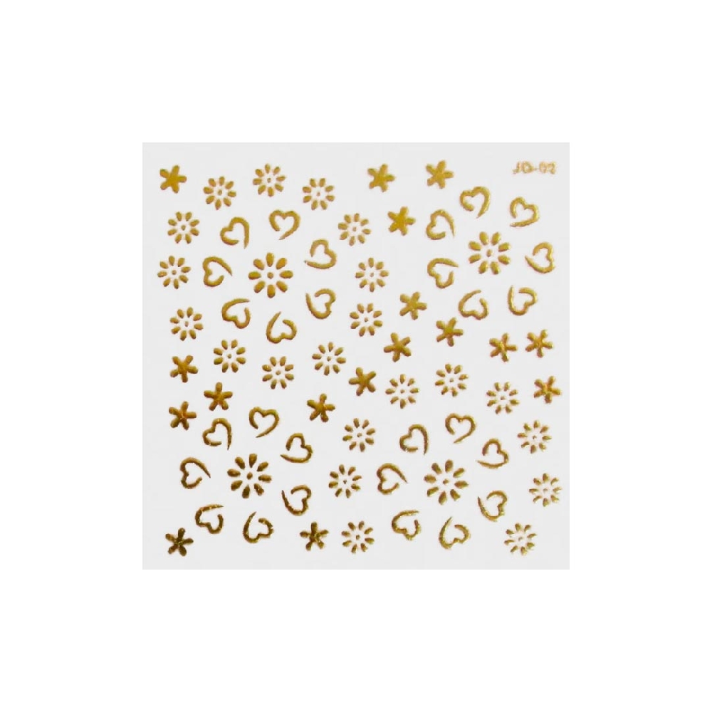 STICKERS METALICOS ORO (VARIOS MODELOS) | Vista 3