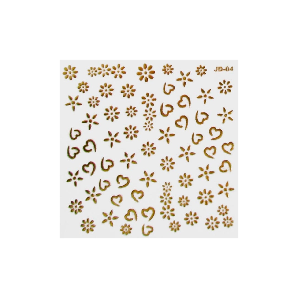 STICKERS METALICOS ORO (VARIOS MODELOS) | Vista 4