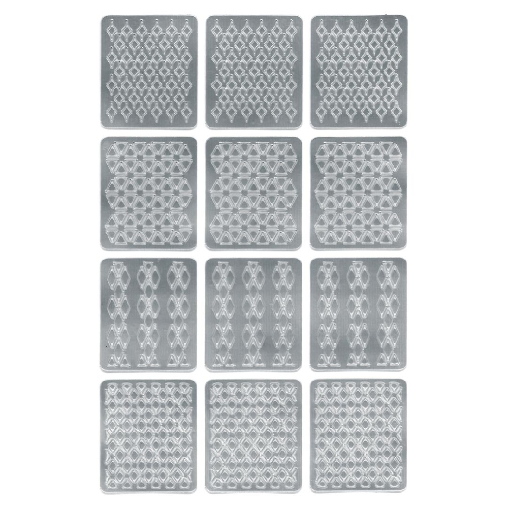 U00010 STICKERS STENCIL PARA U&Ntilde;AS (VARIOS MODELOS)