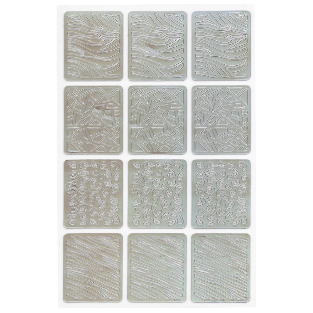 U00010 STICKERS STENCIL PARA U&Ntilde;AS (VARIOS MODELOS)