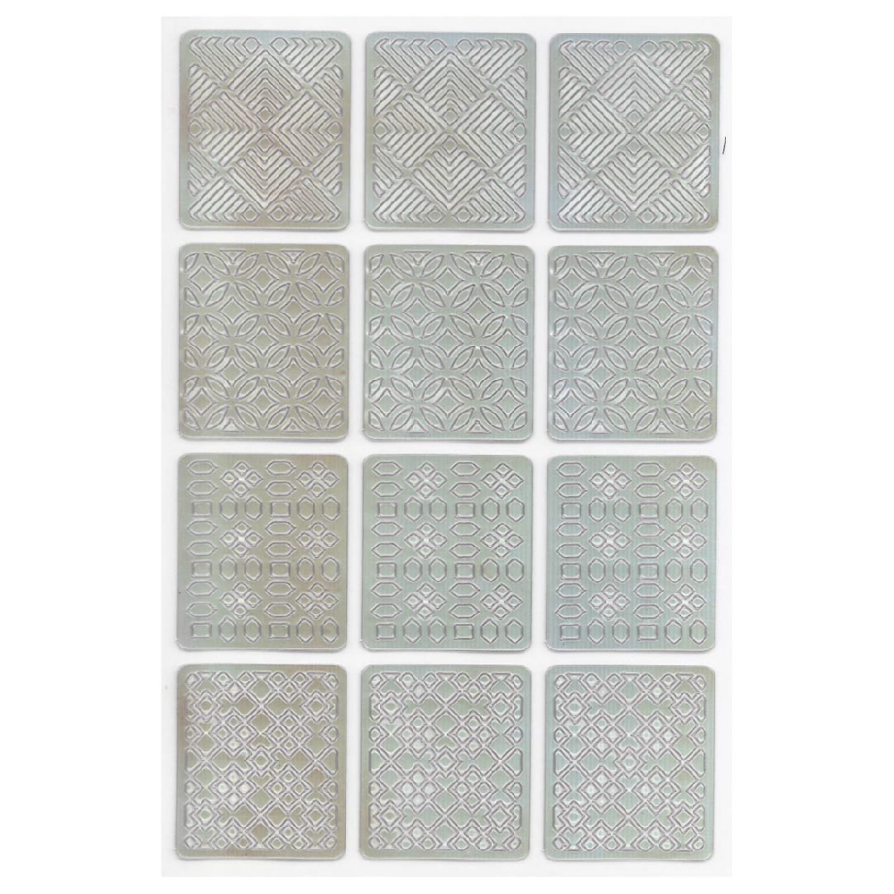 U00010 STICKERS STENCIL PARA U&Ntilde;AS (VARIOS MODELOS)