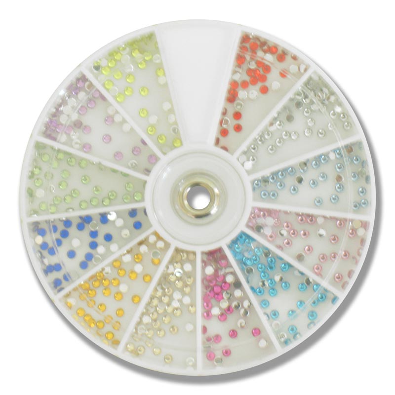 U00011 CARROUSEL STRASS COLOR X 600 (COLORES SURTIDOS)