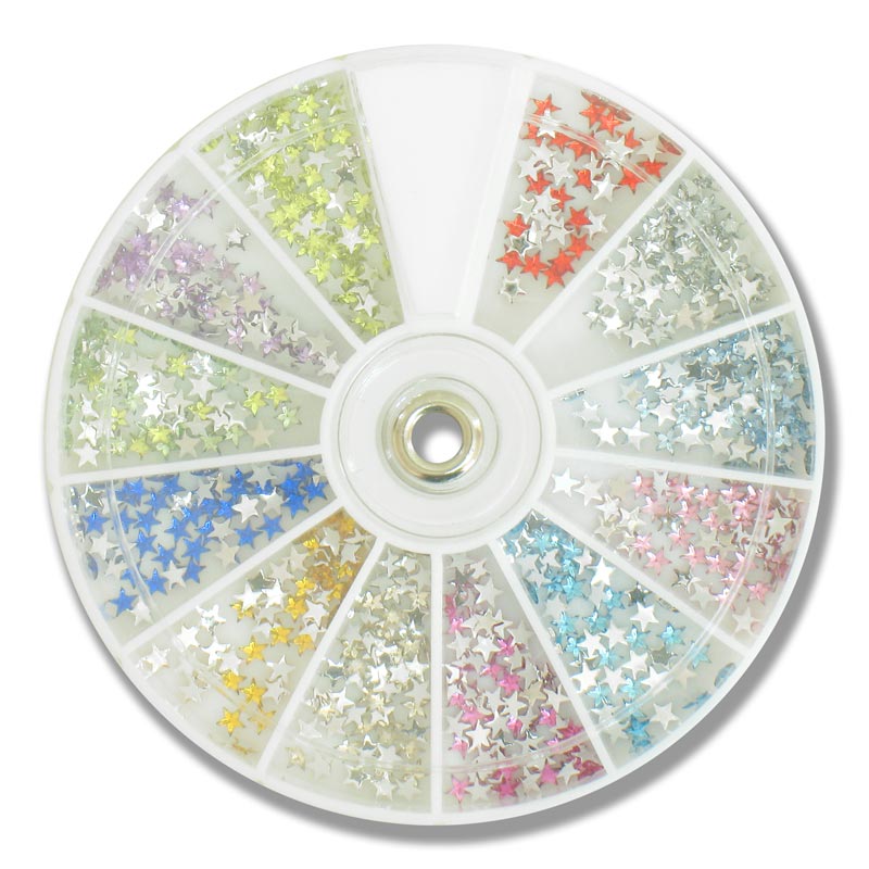 U00013 CARROUSEL STRASS ESTRELLA X 600 (COLORES SURTIDOS)