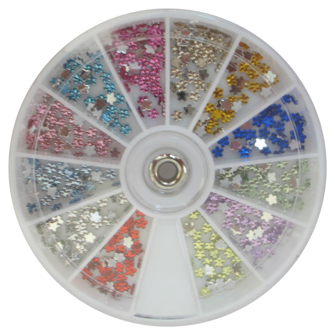 U00015 CARROUSEL STRASS FLOR X600 (COLORES SURTIDOS)
