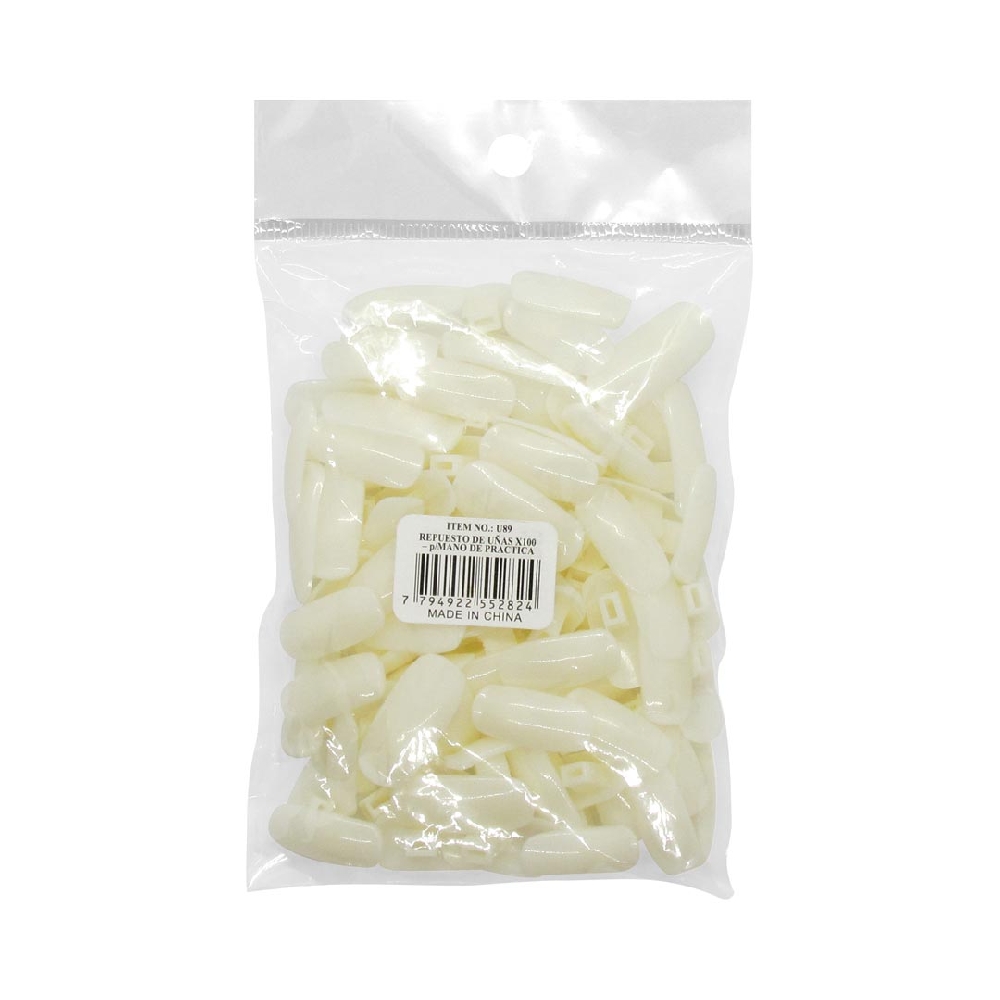 REPUESTO PARA UÑAS X100 NATURAL (MANO P/ PRACTICA) | Vista 3