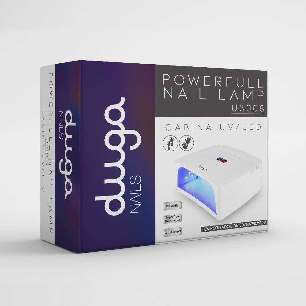 CABINA DE UÑAS LED/UV 60 W DUGA | Vista 5