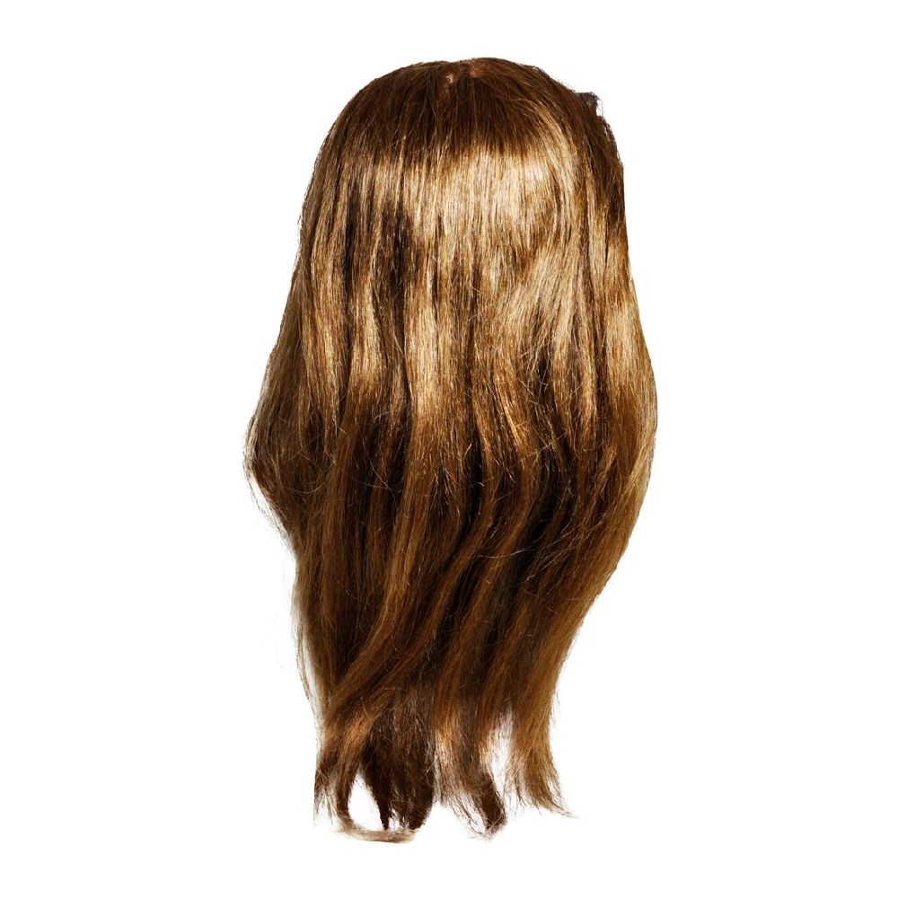 CABEZA PRACTICA PELO NATURAL CASTAÑO (50cm Largo) | Vista 3