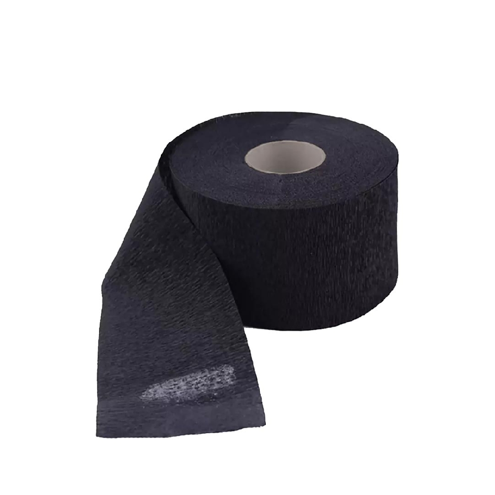 PAPEL CUELLO CREPPE NEGRO X 5 ROLLOS | Vista 2
