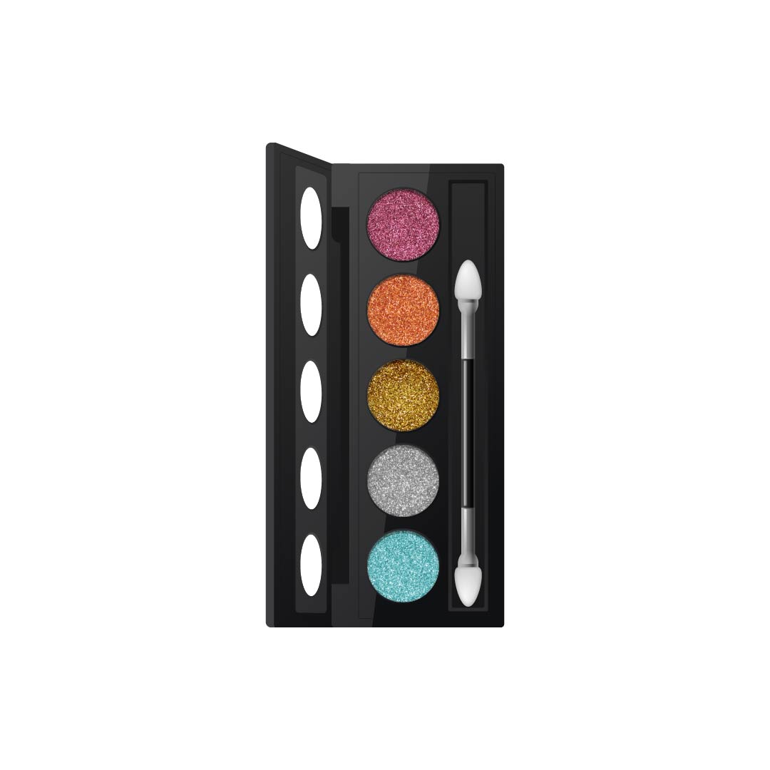 Z00133 QUINTETO COMPACT GLITTER X 5 (3gr)