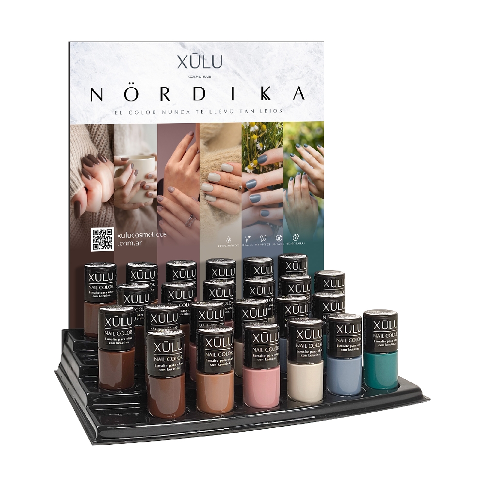 Z08814 Exh Xúlu Nordika Esmalte Nail Color x48