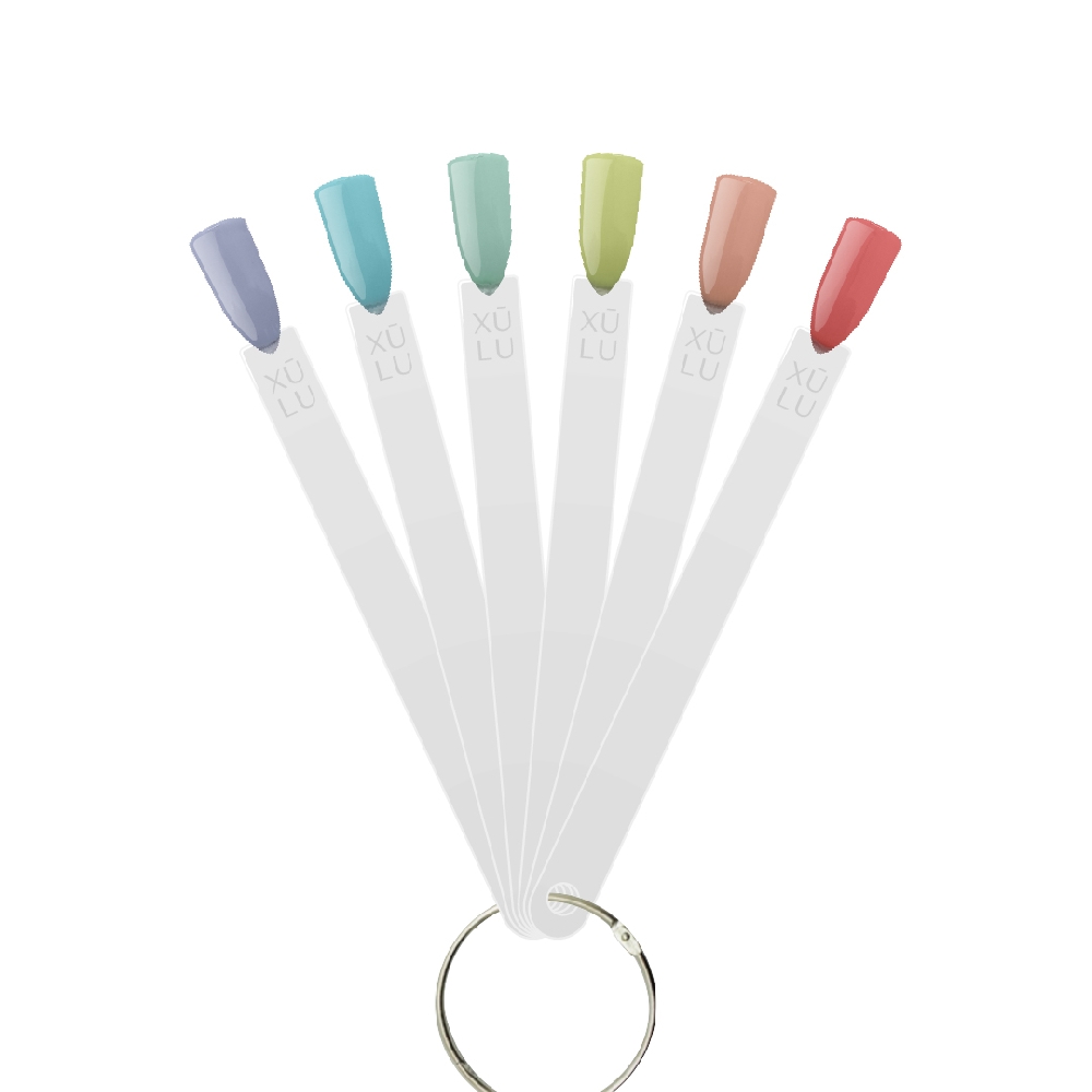 Z01002 X&Uacute;LU U&Ntilde;ERO PASTEL POP ESMALTE UV/LED 6 COLORES