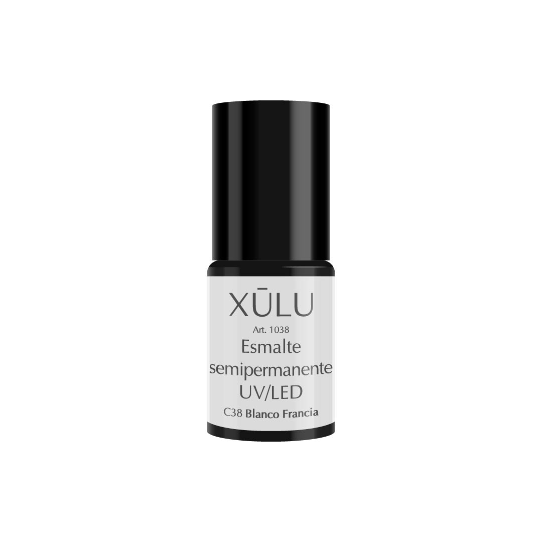 Z01038 X&Uacute;LU ESMALTE SEMI UV/LED n.38 Blanco Francia x6ml