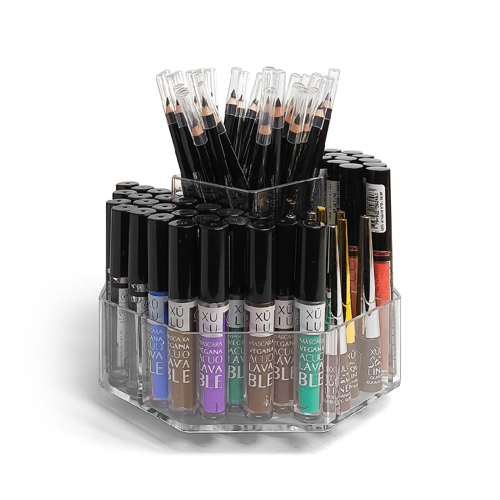 Z01520 EXHIBIDOR GIRATORIO LAPICES, BRILLOS Y MASCARAS