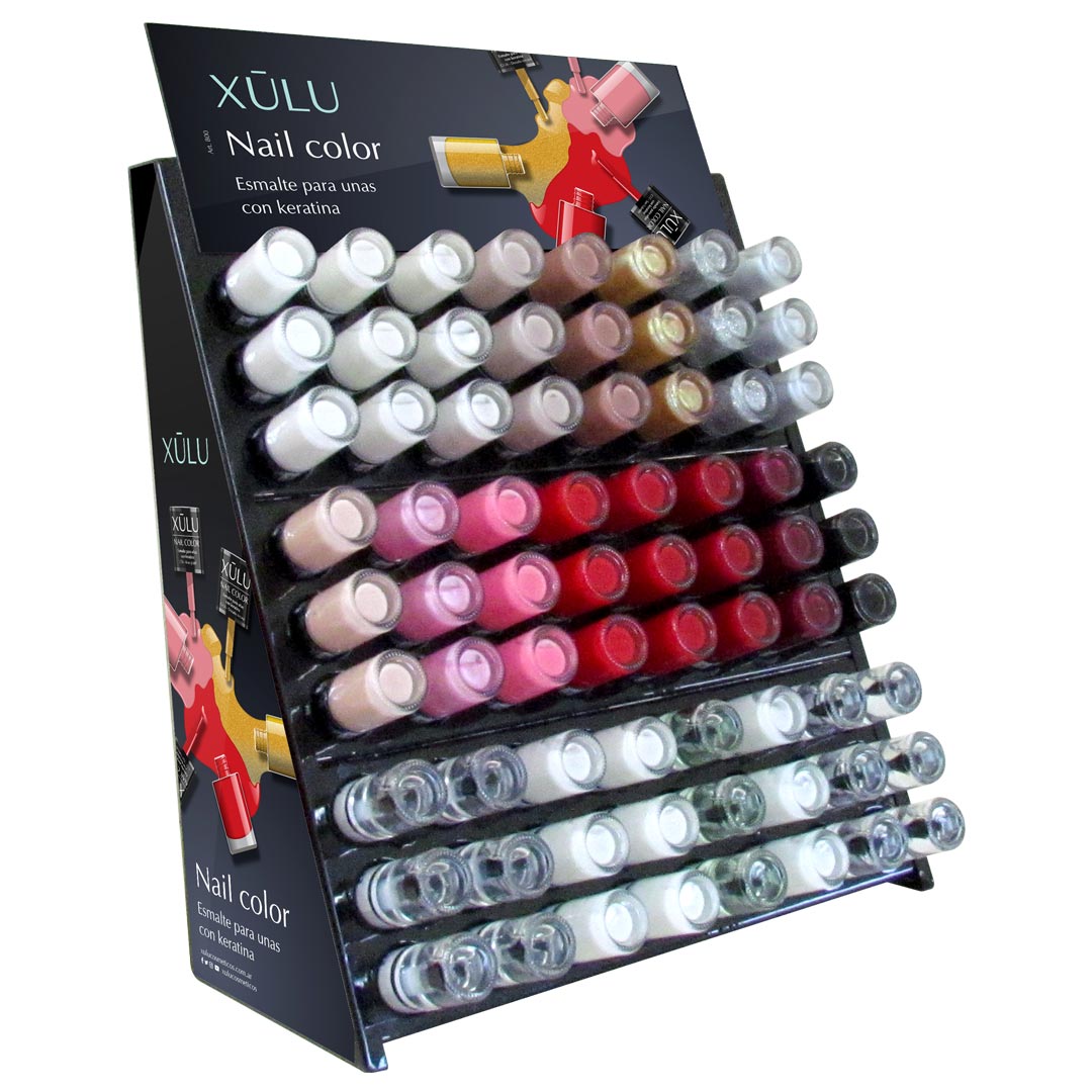 Z08072 EXH ESMALTE C/KERATINA X 72 unid.