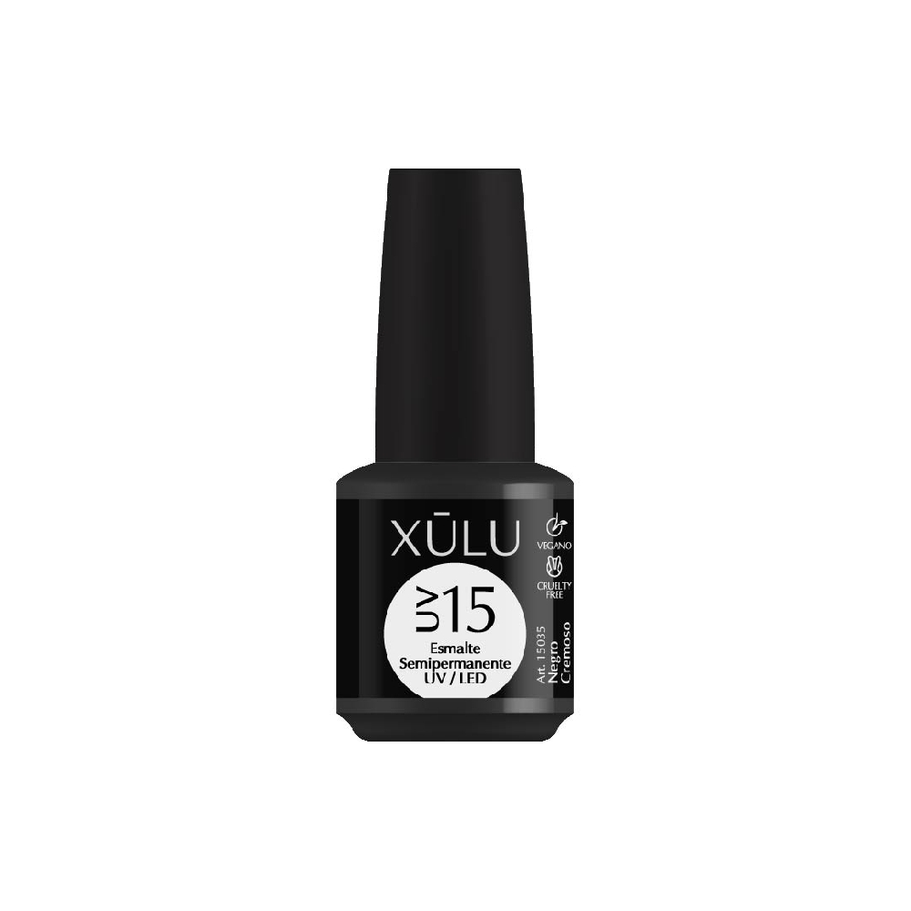 Z15035 X&Uacute;LU ESMALTE SEMI UV/LED n.35 Negro Cremoso x15ml